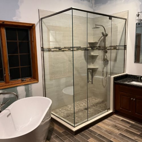 Frameless Door Panel and Return U-Channel  Image